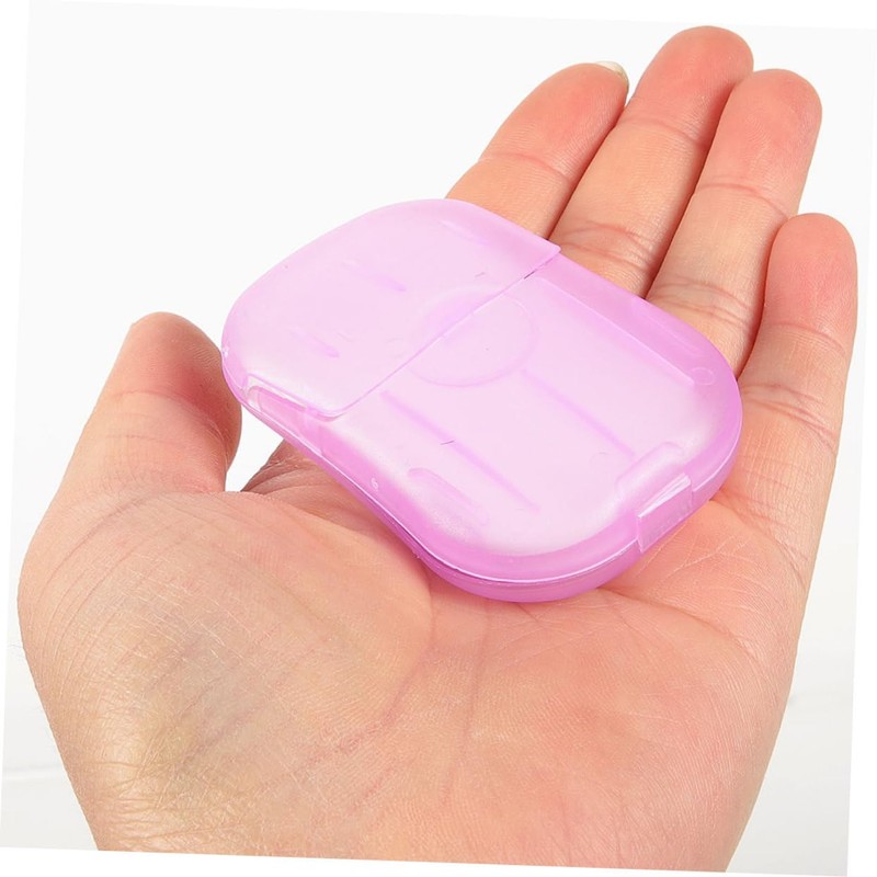 Mipcase 20Pieces Travel Soap Sheets Portable for Hand Body Clothes