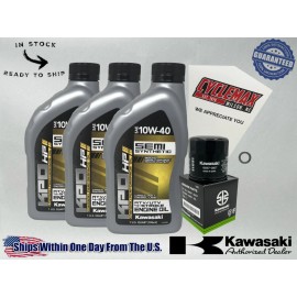 Kawasaki Cyclemax Sem-Syn KPO Oil Change Kit fits 2012-2025 Kawasaki TERYX 4 750 800 4X4
