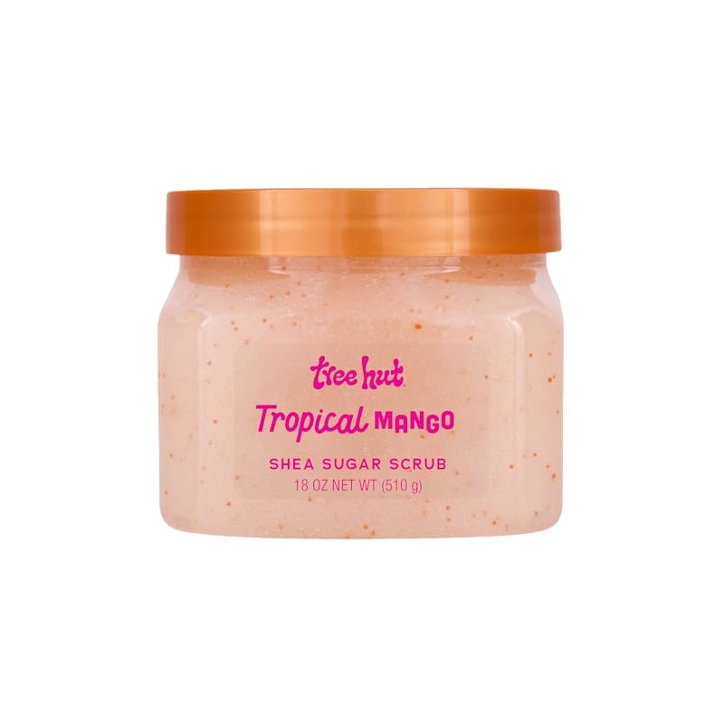 TREE HUT, Tropical Mango Shea Sugar Scrub, Exfoliante Corporal de