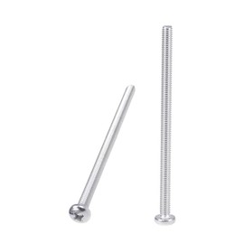 MACHSWON M4x70mm Machine Screws Pan Phillips Cross Head Screw Round Head Cross Screw Fasteners Bolts 10Pcs