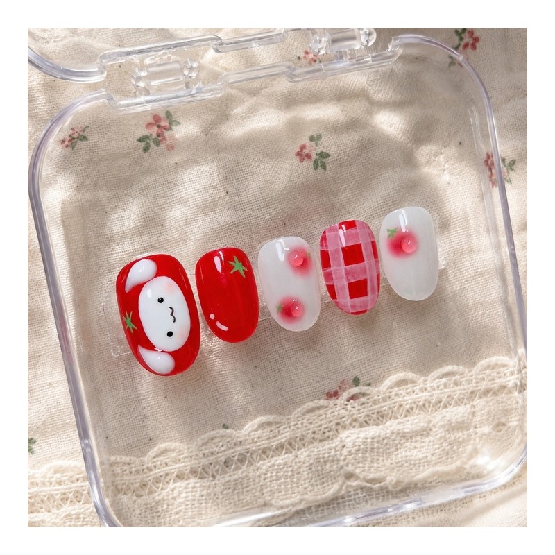 Mato Gangjwi[Handmade Nail Tips] - Short Oval / 마토강쥐[수제네일팁] -