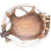 Bridge Collection Rustic Antler Bowl - Decorative Deer and Moose
