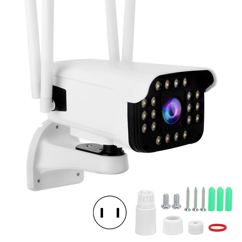 1080P Security Outdoor Camera PTZ 2.4Ghz WiFi IP66 Waterproof 20‑LED