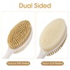 Backski Back Scrubber Anti Slip for Shower,Back Brush Long Handle