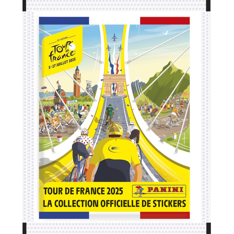 Panini Tour DE France 2025 Box of 36 Envelopes Yellow