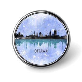BESTORLOVE Pins Bulk Set Enamel Pins Canada Ottawa Skyline Watercolor Pins For Backpacks Hometown Visitor Badge Pins State Pride Classic State Location Lapel Pin Gift For Friend Accessories