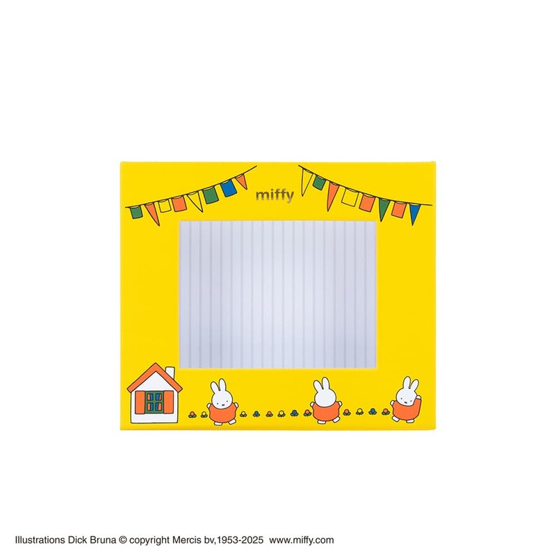 Nakabayashi Photo Trunk Frame Case L Bruna Miffy Yellow A-FTPC-208-1