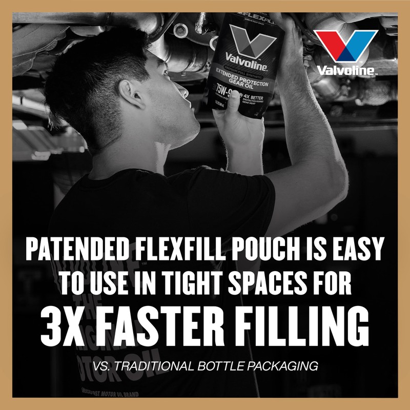 Valvoline FlexFill Extended Protection Full Synthetic 75W-140 Gear Oil 1