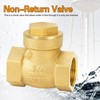 nutmanel Check Valve Female Thread Brass Check Valve 3/4 Inch