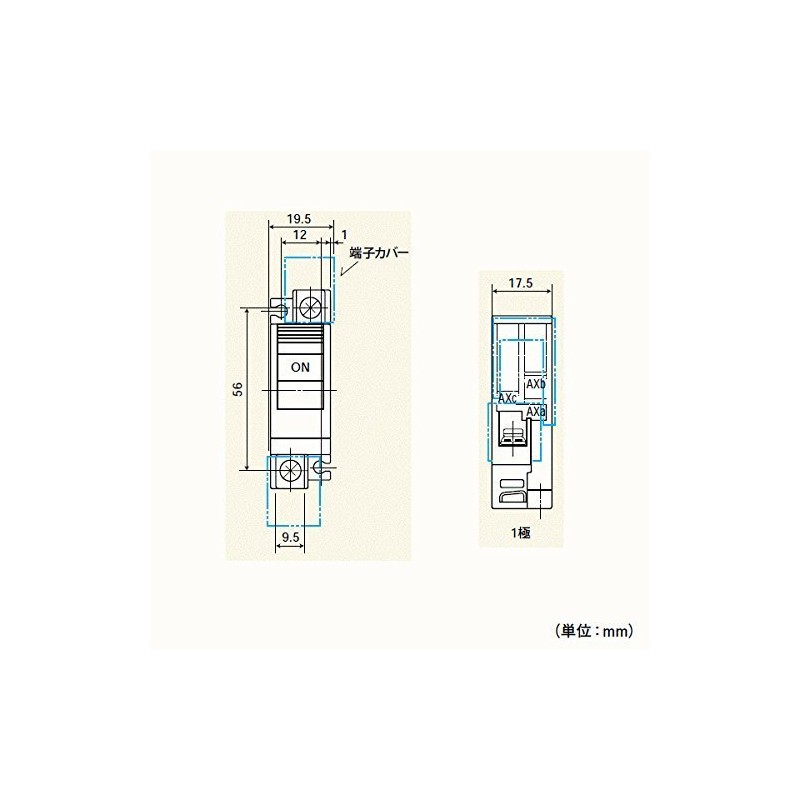 Mitsubishi Electric CP30-BA 1P 1-M 5A Circuit Protector (Number of