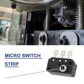 YINETTECH 6 Pieces 125/250V AC 5A Micro Switch with 3 Pin Switch Cable Micro Button Micro Switch Cable for Coin Tester Coin Tester