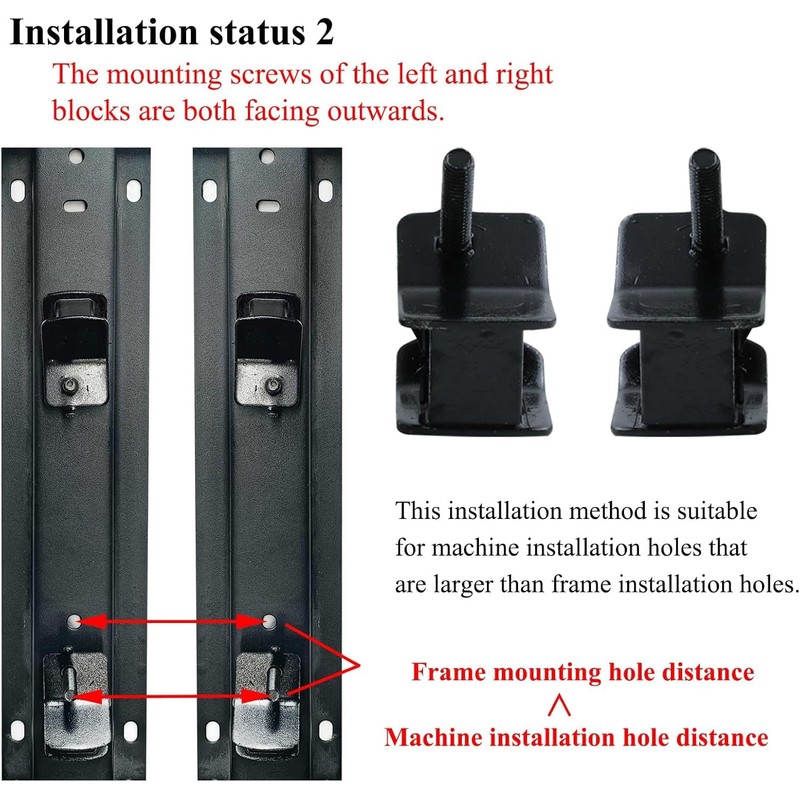 abliubale Generator Anti Vibration Rubber Mount for 2500 3000 3500