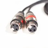 Seismic Audio SAXMRM-2x3, 3' Dual XLR Female to Dual RCA
