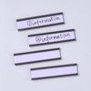 100 Pieces Magnetic Label Holders with Magnets Magnetic Data Card