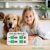 YAUYIK Pet Feeding Reminder, Magnetic Reminder Sticker, AM/PM Daily Indication