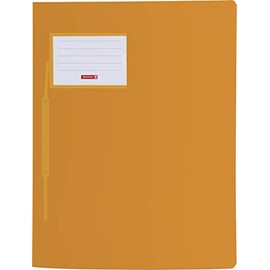 Brunnen FACT!pp 102015040 File Folder A4 Translucent Polypropylene with Name Plate and Inner Pocket Orange