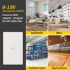 0-10V Dimmer Switch for LED Lights, Push Button Dimmer Light