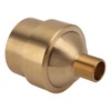 Fan Shaped Fountain Nozzle Copper Adjustable Uniform Water Spray Fan