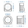 ProPlus 341128 sliding bearing overrun device suitable for ALKO 131R,