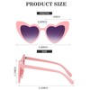 Frienda 9 Pairs Heart Shaped Sunglasses Bachelorette Heart Sunglasses Gift