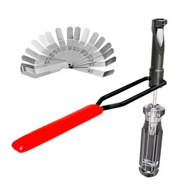 Alide A Set Valve Adjustment Tool for 10mm Jam Nut with Angled Feeler Gauge Valve Lash Adjustment Tool