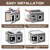 Cat Beds for Indoor Cats, Large Cat Cave with Fluffy