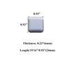 15/16" Square Adhesive Furniture Sliders for Carpet-Furnigear Heavy Duty PTFE