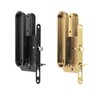 HOCONNIE Recessed Pocket Door Handle Sliding Door Lock and Pull
