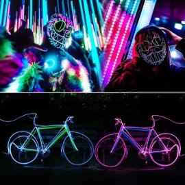 Tira Led Automotriz Color Azul 5 Metros Ambientacion                                                                                                  