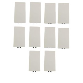 Single Pole Switch Compatible with Vimar Plana, 1P 16A, White (10)