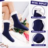 DoSmart Mens Fuzzy Slipper Socks Fleece Cozy Winter Warm Non
