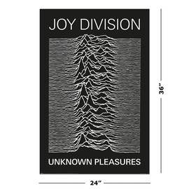 Joy Division - Music Poster (Unknown Pleasure - Album Cover) (Size: 24" x 36") (Unframed)