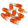 X AUTOHAUX 10pcs DC 12V T10 W5W LED Dashboard Light
