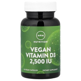MRM Nutrition MRM Nutrition, vegan vitamin D3, 2,500IU, 60 veggie capsules, management app coupon / 엠알엠 뉴트리션 MRM Nutrition, 비건 비타민 D3, 2,500IU, 베지 캡슐 60정 복용 관리 앱 쿠폰