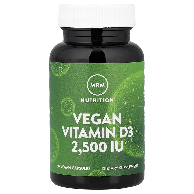 MRM Nutrition MRM Nutrition, vegan vitamin D3, 2,500IU, 60 veggie