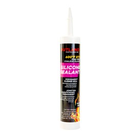 Rutland 600°F RTV High Heat Silicone Sealant Black, USA-Made High Temperature Gasket Maker Adhesive - UV Stable, Oil Resistant & Non-Corrosive