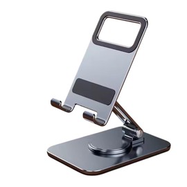 TAYEEN Premium Adjustable 360° Phone & Tablet Stand – Foldable, Portable & Ergonomic Holder – Universal Compatibility for 4-12” Devices – Anti-Slip, Sturdy, Multi-Angle & Height Adjustable for Desk
