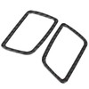 2pcs Carbon Fiber Dashboard Air Vent Cover Trim Paste Installation