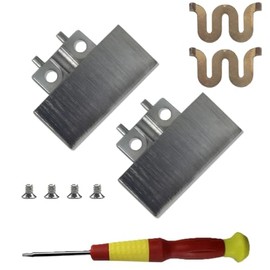 Solo 4 Hinge Replacement Hinge Repair Kit for Beats Solo 4 Wireless (Model A2924) Headphones, Metal Hinge Repair Parts Headband Connector Accessories as Same as The OEM - Silver Gray