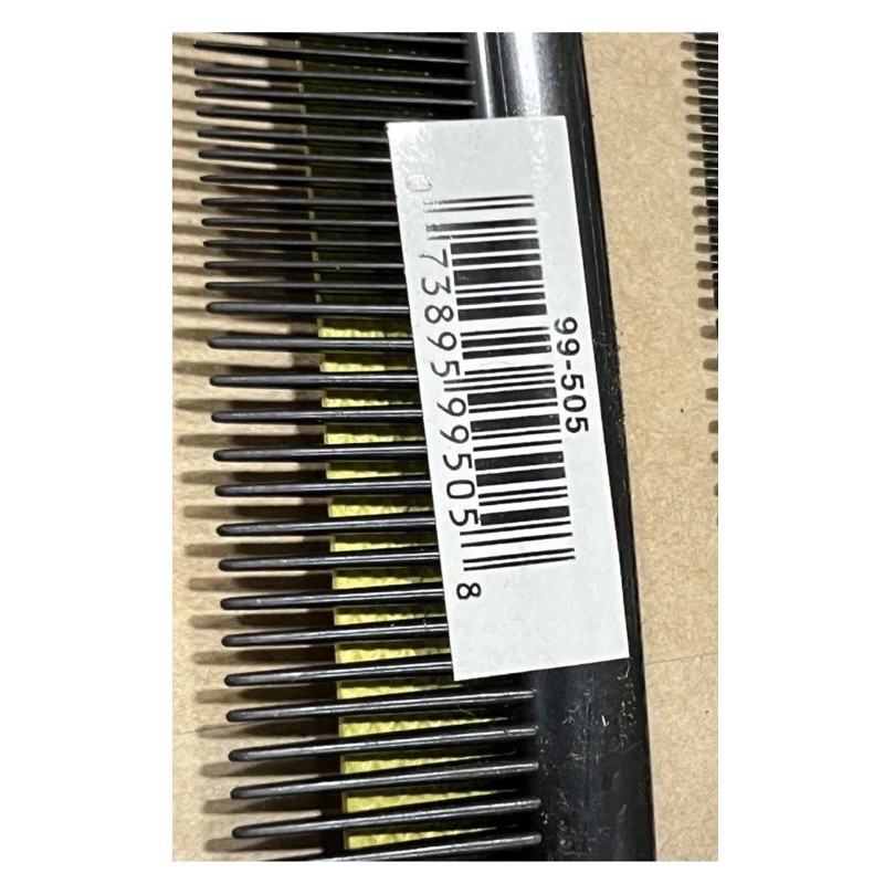 Unbranded 5" Black Hair Comb Pocket Size Plastic Flexible Unbreakable