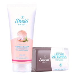Crema Aclarante Facial Concha Nácar Jabón Leche Burra Sheló Nabel