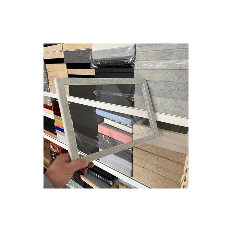 2pcs Glass Lid if Needed for Large Grey Beige Tray