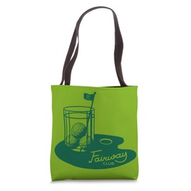 Fairway Club Golf Balls Tees, Gift for golfers Tote Bag
