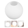 MAGICLULU Frosted White Glass Globe Lamp Shade Replacement Milk Glass