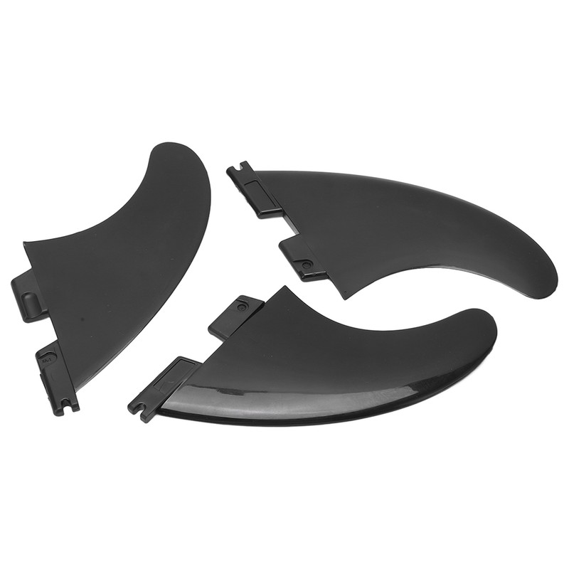 3Pcs/Set Surfboard Fin PVC Fiberglass Longboard Ocean Broad Thruster Fins