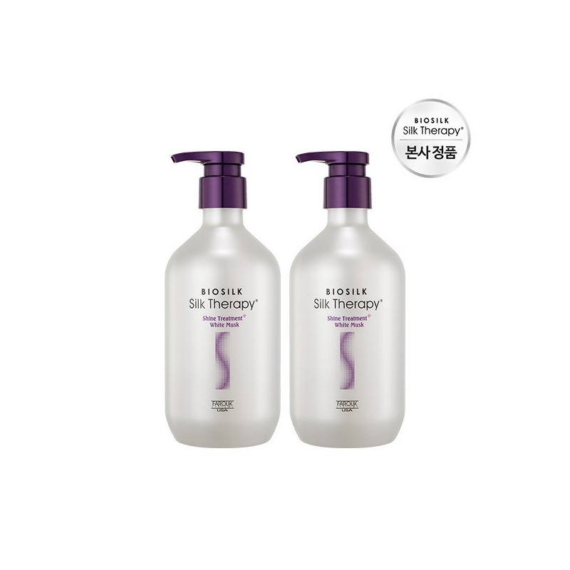 Silk Therapy Shine Treatment Plus White Musk 500mlx2 (+ Plus