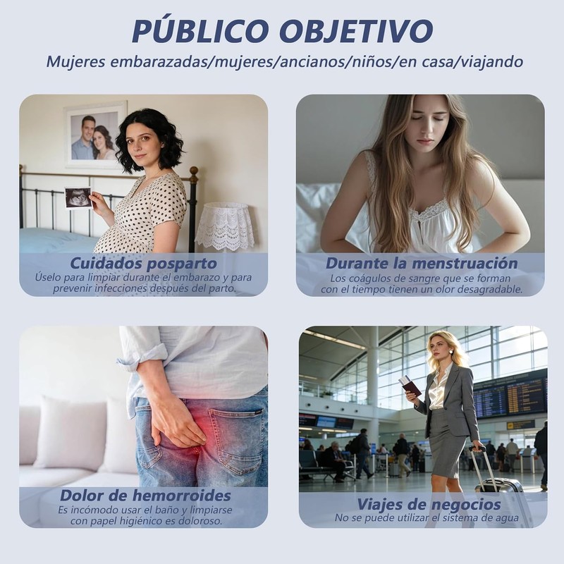 Bidet Portatil Eléctrico, Botella Perineal Postparto Tiene Tres Modos de