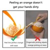 2 Pcs Orange Peelers, Plastic Orange Peeler Tool, Long Handled