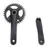 Bike Crank Arm Set Hollow Integrated Single Disc Aluminum Alloy