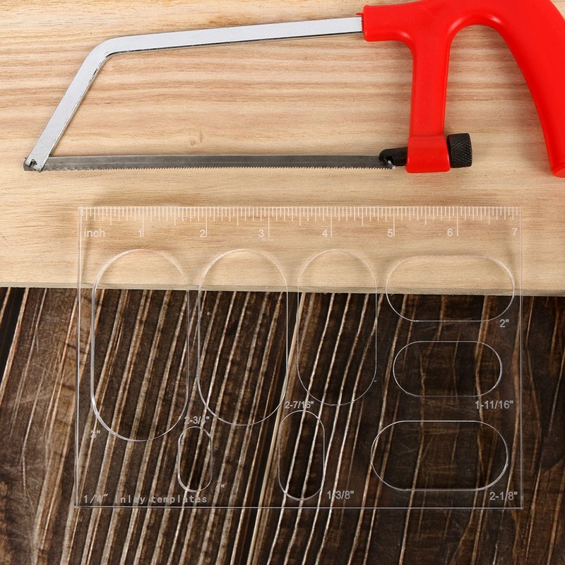 Elliptic Inlay Router Jig Template Tool Oval Key Inlay Decorative